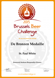 Diploma Brussels Beer Challenge St. Paul White